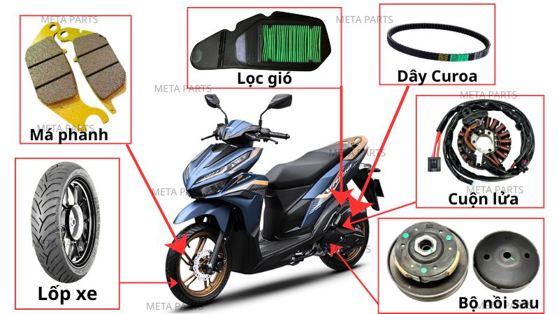Phụ tùng xe máy vario