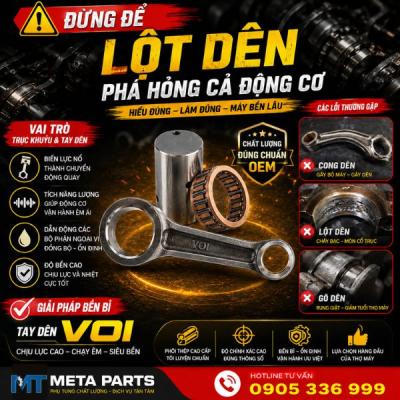 Vai Trò Trục Khuỷu Và Vị Trí Tay Biên Chuẩn Trong Động Cơ