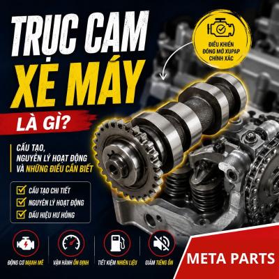 Trục cam xe máy là gì? Cấu tạo, nguyên lý hoạt động và những điều cần biết
