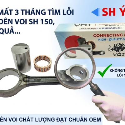 Tôi mất 3 tháng tìm lỗi tay dên VOI SH 150, kết quả…